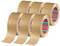 Six rolls of brown adhesive tape with the 'tesa' label on the inside are shown in two rows.