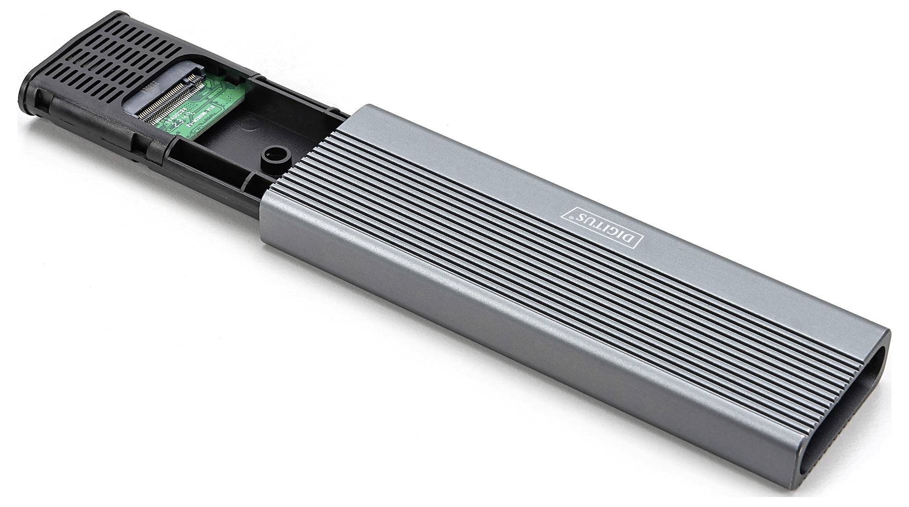 Digitus DA-71120-1 M.2 SSD enclosure USB C® (USB 3.1 2nd gen) 10 GBit/s M.2 PCIe NVMe 2230, 2242, 2260, 2280 DA-71120-1
