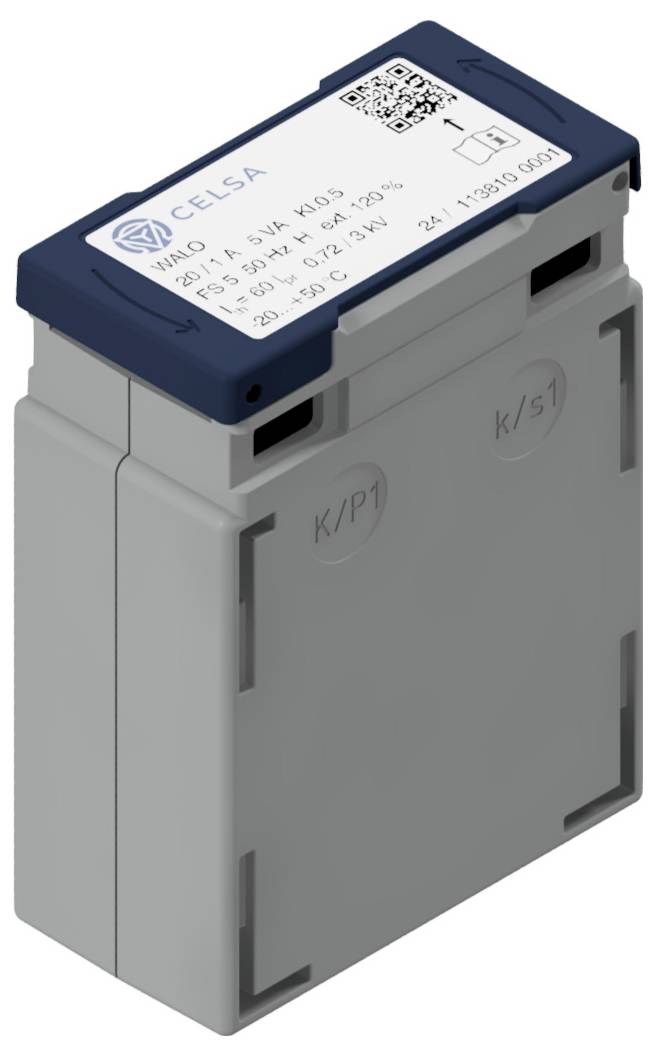 Celsa WALO 1/1A 1.5VA Kl. 0.5 70142-0001-0150 Coil core transformer Primary current 1 A Secondary current 1 A Line feed-through diameter:0 mm 1 pc(s)