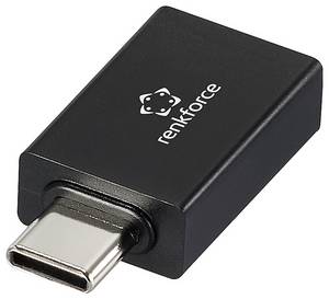 Renkforce USB data blocker Adapter [1x USB-C® plug - 1x USB-C® socket] RF-6615900