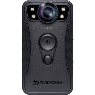 A black camera with a lens on top, surrounded by four LED lights. A large power button and the word 'GPS' are visible.