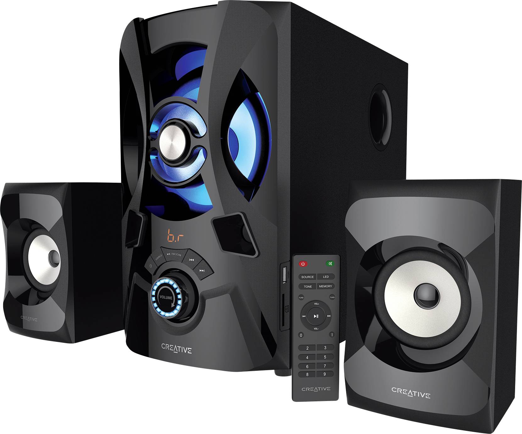 Creative SBS E2900 2.1 Bluetooth speaker Black