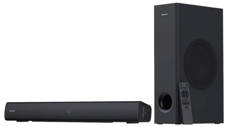 Creative Stage V2, 2.1 Soundbar Black incl. corded subwoofer