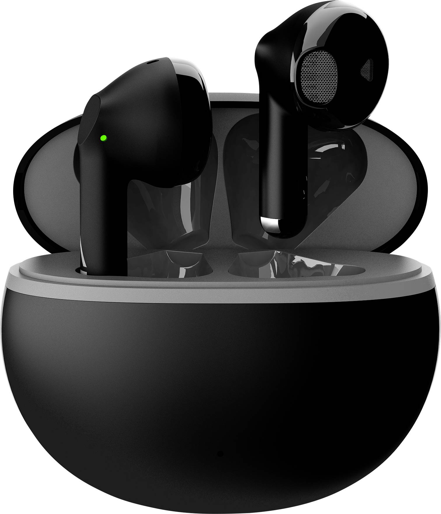 Creative Zen Air DOT In-ear headphones Bluetooth® (1075101) Black Sweat-resistant, Waterproof, Battery indicator, incl. charger and docking station