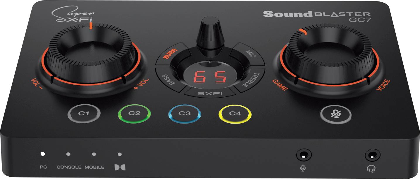 Creative Sound Blaster GC7 7.1 Sound card, external