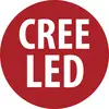 Red circular logo with the words 'CREE LED' in white text.