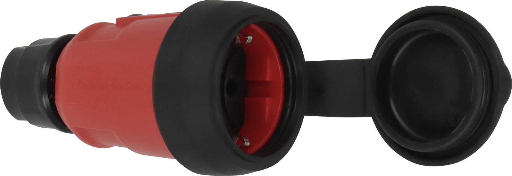 Brennenstuhl 9837550010 Safety mains socket 230 V Red, Black IP44