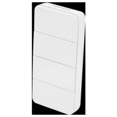 White, narrow, vertical plastic unit with multiple horizontal segments. Possibly an electronic device or switch.<br><br>Note: The translation is already very close to the original in British English, with minor adjustments to ensure naturalness.