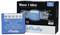 'Wave 1 Mini' Z-Wave switch by Shelly, blue device and packaging, for EU, 110-240 V AC, max. 8 A, 2000 W.
