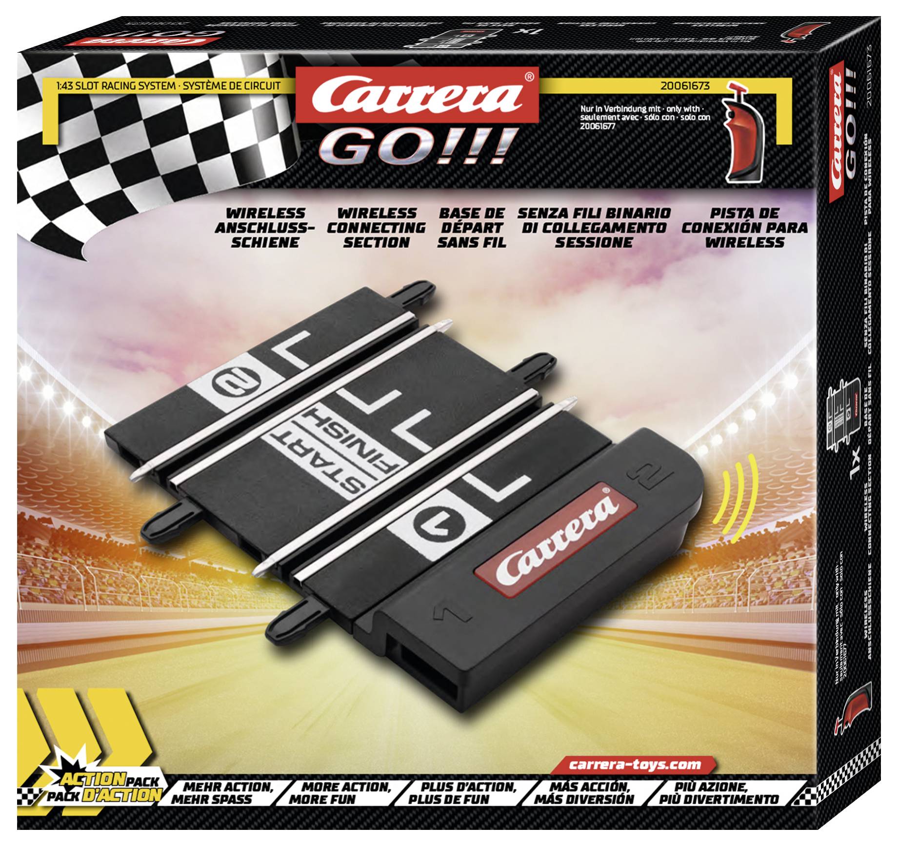 Carrera 20061673 GO!!! Track adapter piece-2