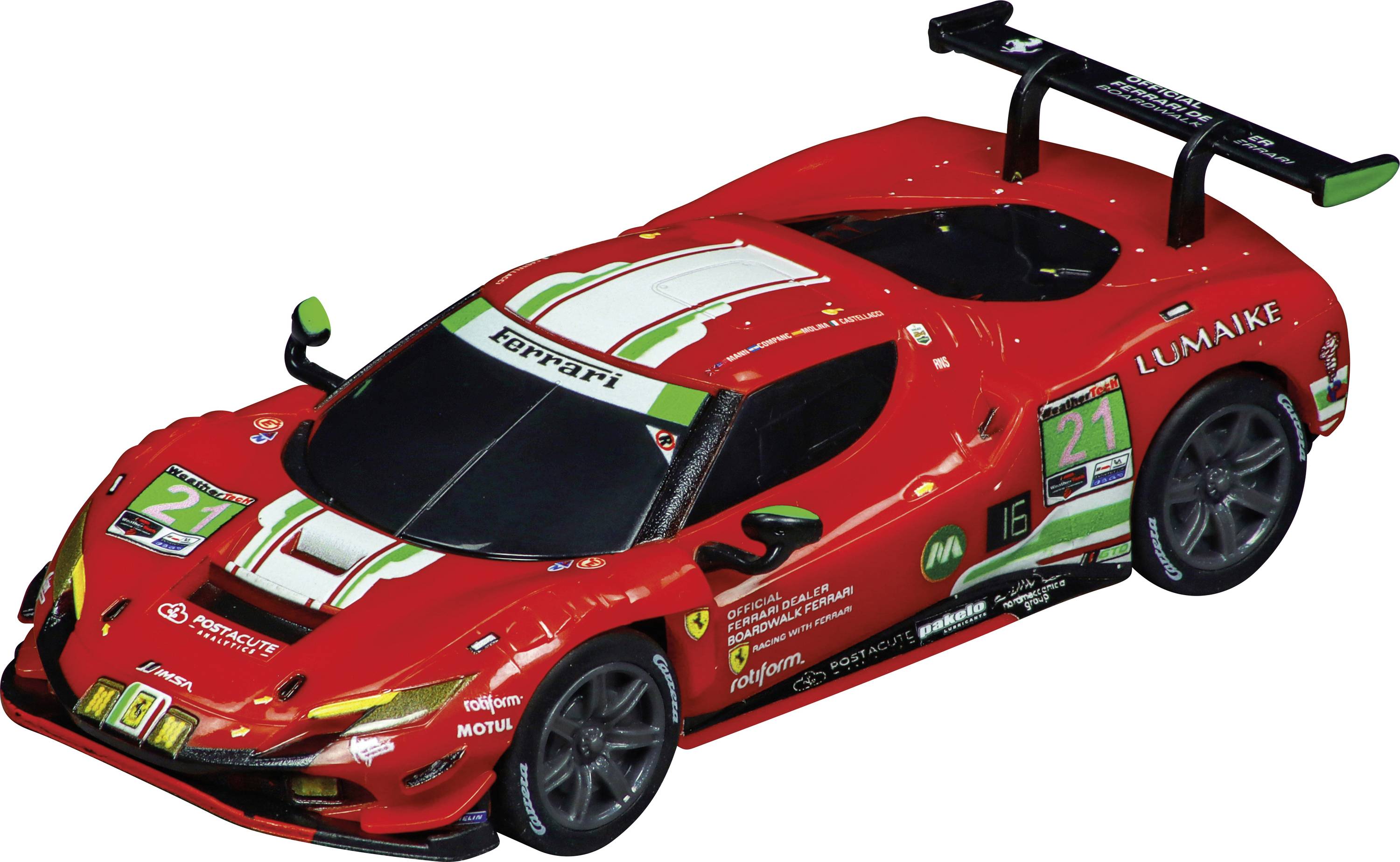 Carrera 20064242 GO!!! Car Ferrari 296 GT3 “AF Corse, No. 21”