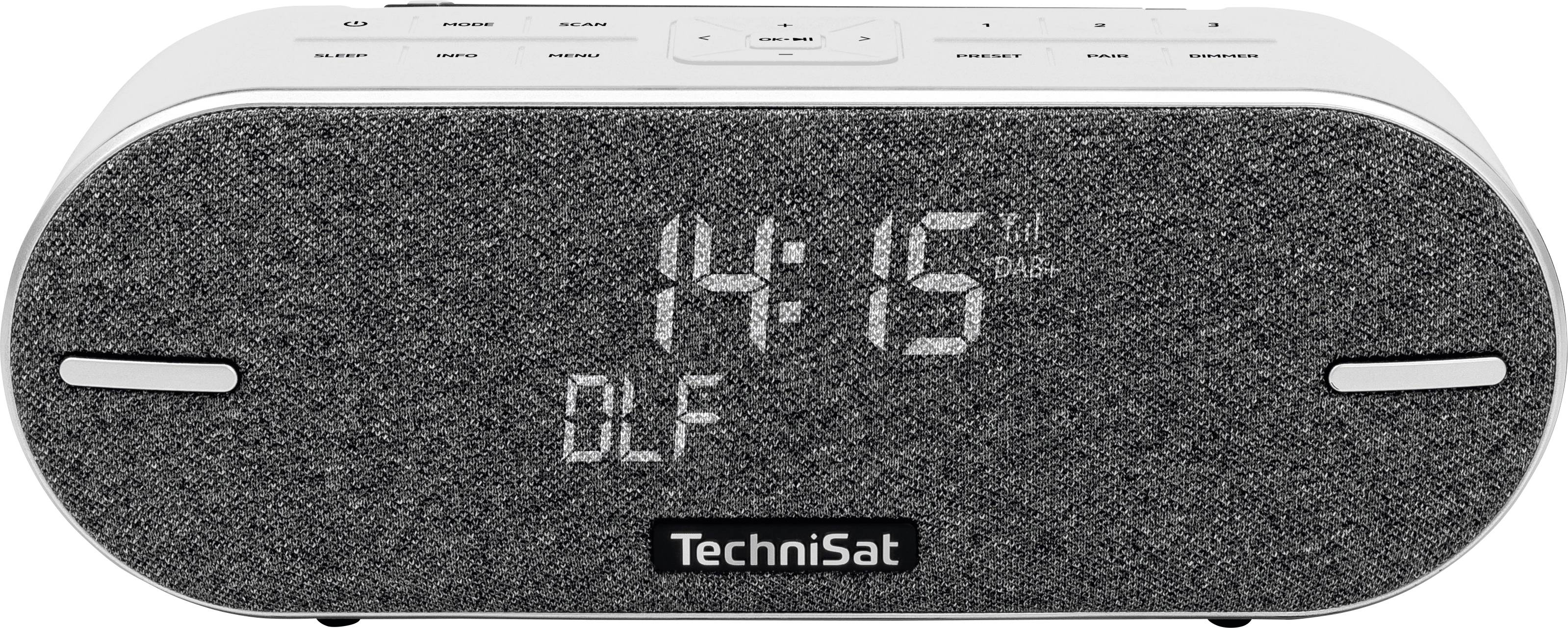 TechniSat DIGITRADIO BT 2 Desk radio DAB+, FM Bluetooth, DAB+, FM Light grey