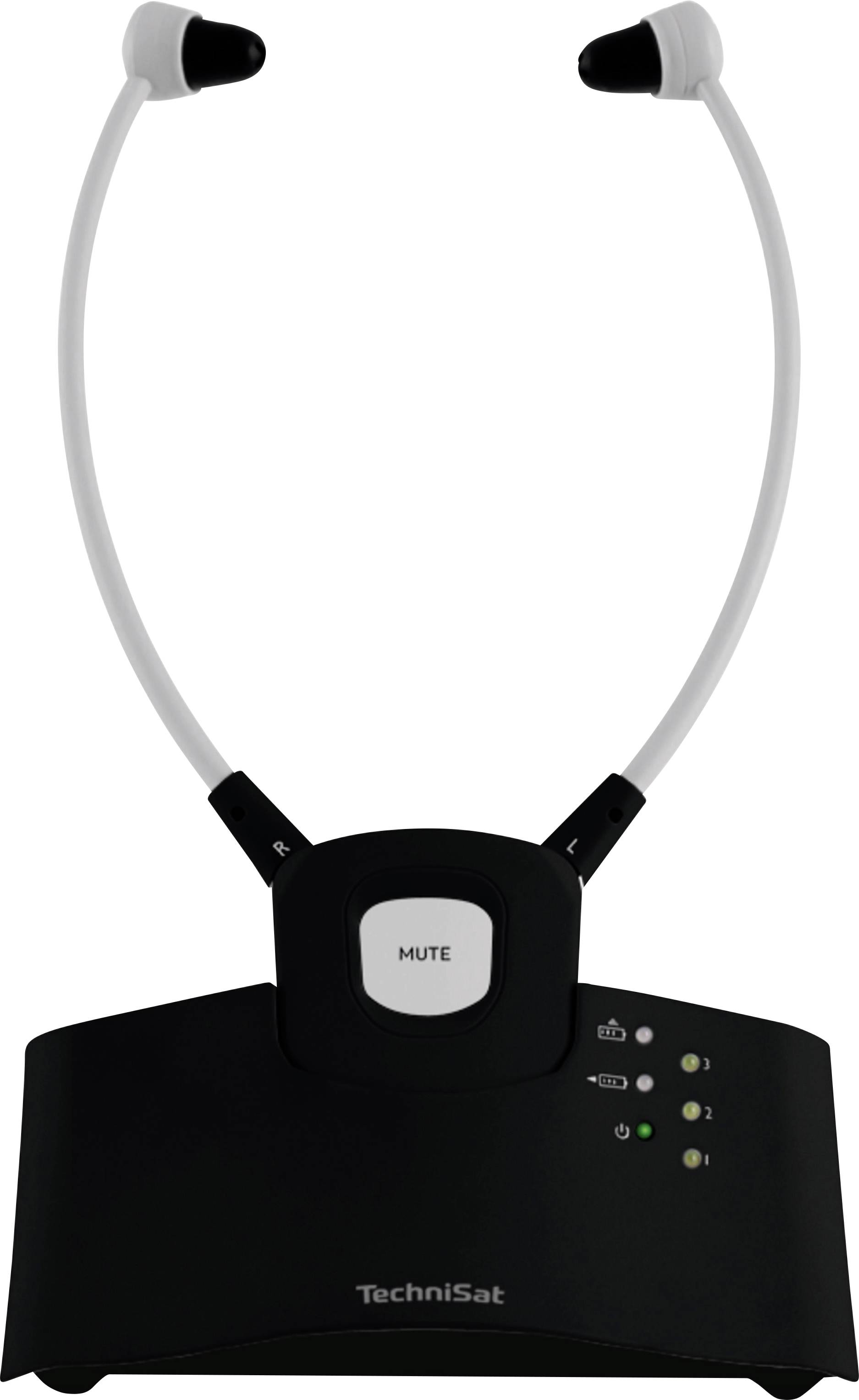 TechniSat STEREOMAN ISI 3 Hi-Fi In-ear headphones Wireless (1075099), Bluetooth® (1075101) Black Volume control