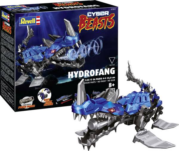 Revell 07851 CyberBeasts HydroFang Sci-Fi spacecraft assembly kit 1:35