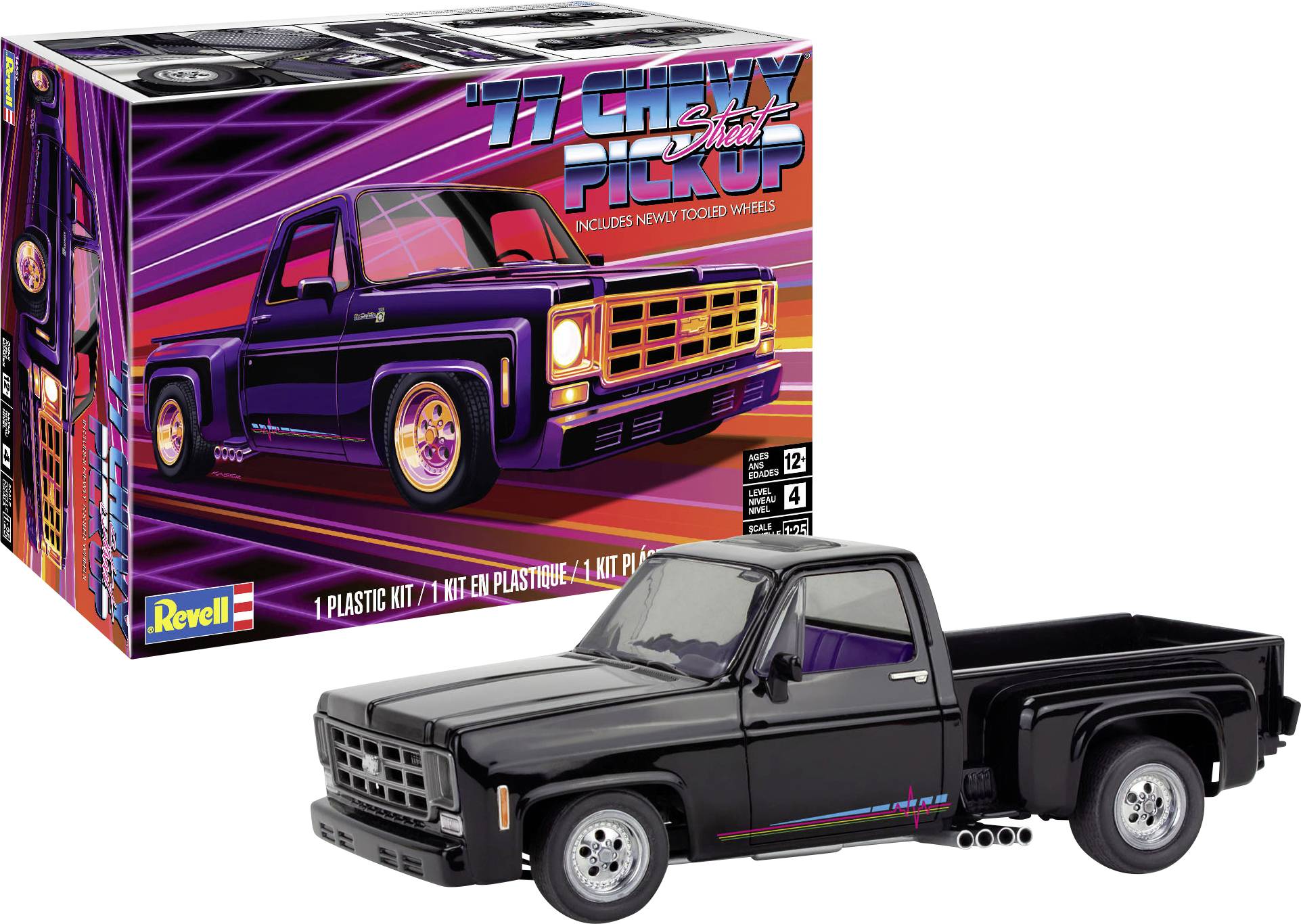 Revell 14552 ‘77 Chevy® Street Pickup Model car assembly kit 1:24