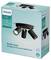Box for a Philips bathroom spotlight with three black, adjustable spotlights. Text: 'Stylish lamp designed for your bathroom'