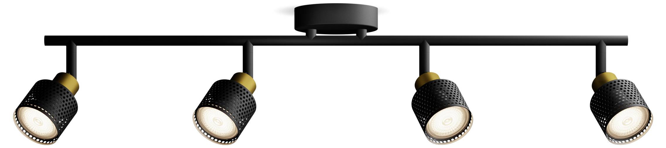 Philips Niall 8720169300132 Ceiling floodlight GU10 Black, Gold