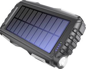 Denver PSO-20010 MK2 Solar power bank 20000 mAh    Anthracite Torch, Status display