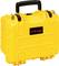 Yellow, robust tool case with black handle, suitable for the safe transportation of sensitive equipment or tools.
