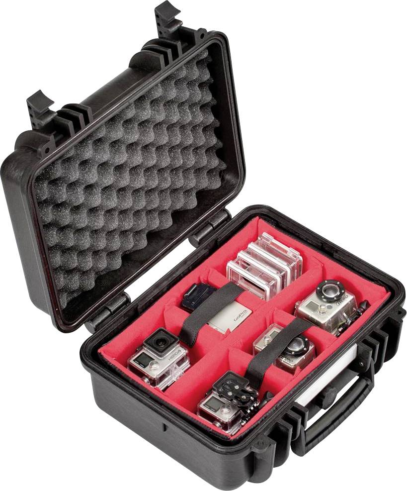 Explorer Cases Outdoor case 3317HL.BPH Black (W x H x D) 33 x 24 x 17 cm Black 3317HL.BPH