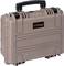 Robust, brown protective case with a black carrying handle, suitable for the secure transportation of delicate equipment or instruments.