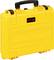 A yellow, robust plastic case with a black handle. Sticker displays the 'Explorer Cases' logo.