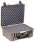 'A sturdy, open hard-shell case with foam padding, ideal for the secure transportation of delicate items.'