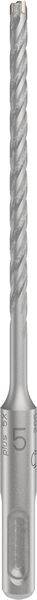 Drill bit with a spiral shaft, suitable for precise drilling in concrete and stone. Ideal for DIY or construction projects.