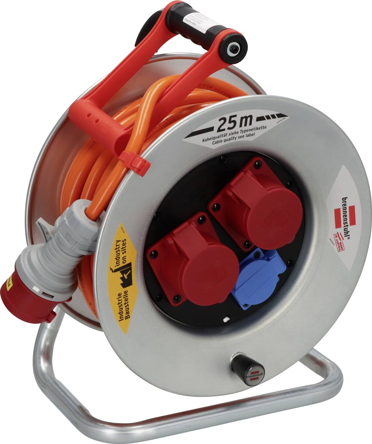 Brennenstuhl 1315508 Cable reel 25 m Orange CEE plug (5-pin, 16 A)