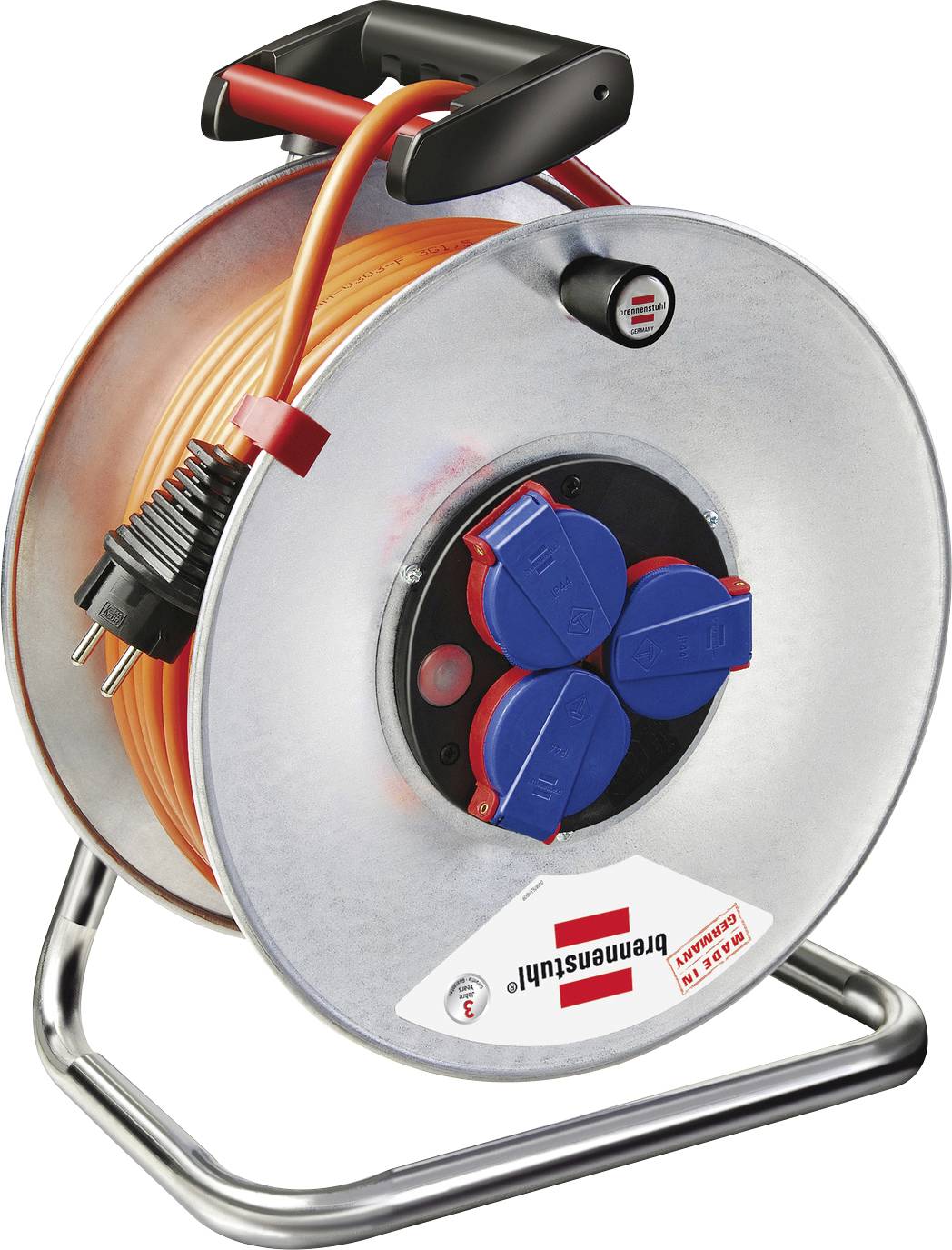 Brennenstuhl 1198328 Cable reel 25 m Orange PG plug
