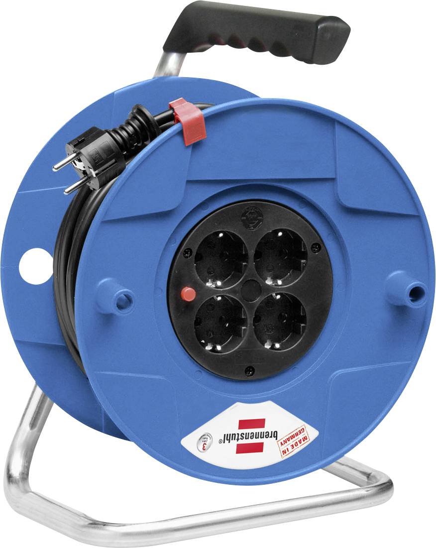 Brennenstuhl 1218658 Cable reel 25 m Black PG plug