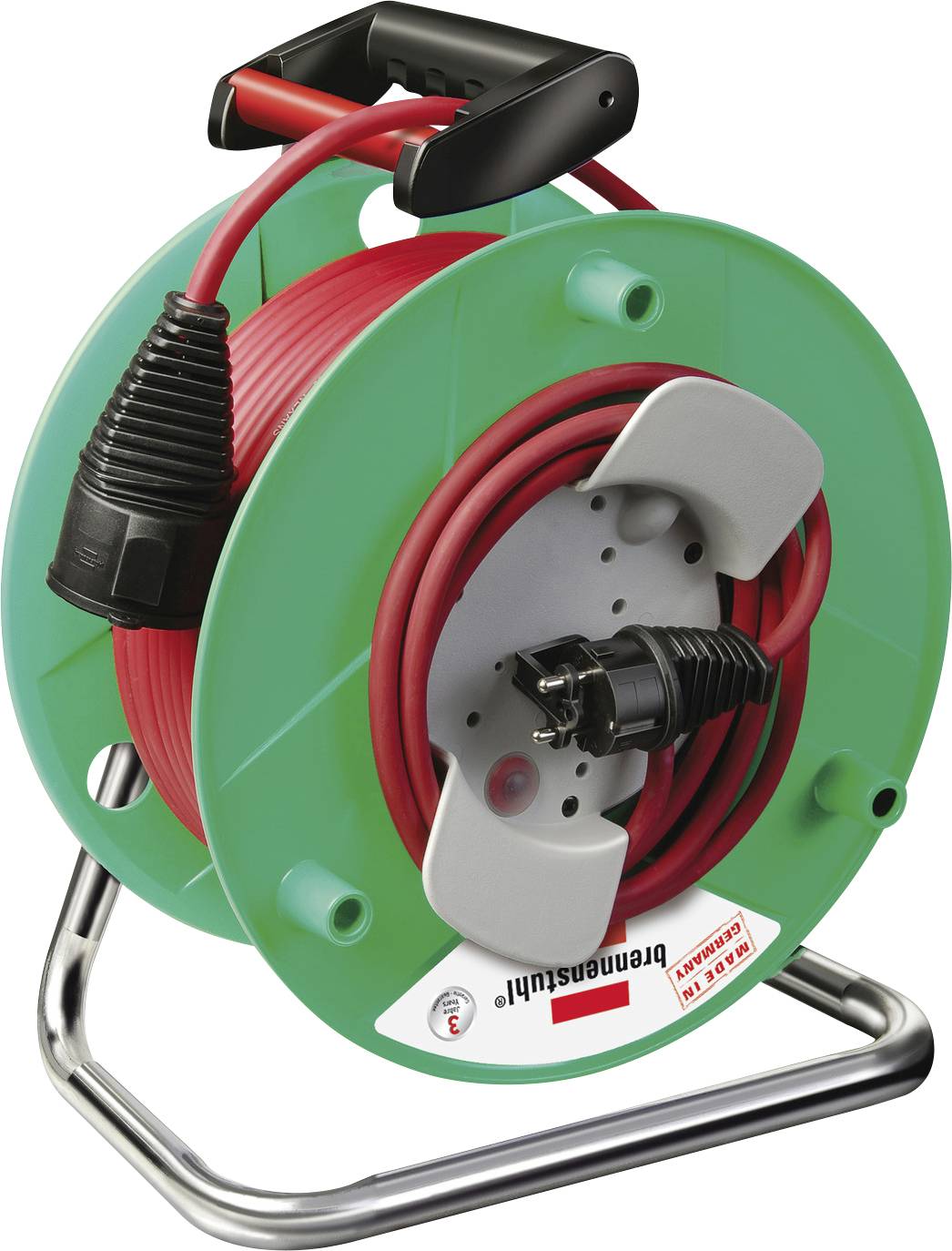 Brennenstuhl 1221948 Cable reel 25 m Red PG plug