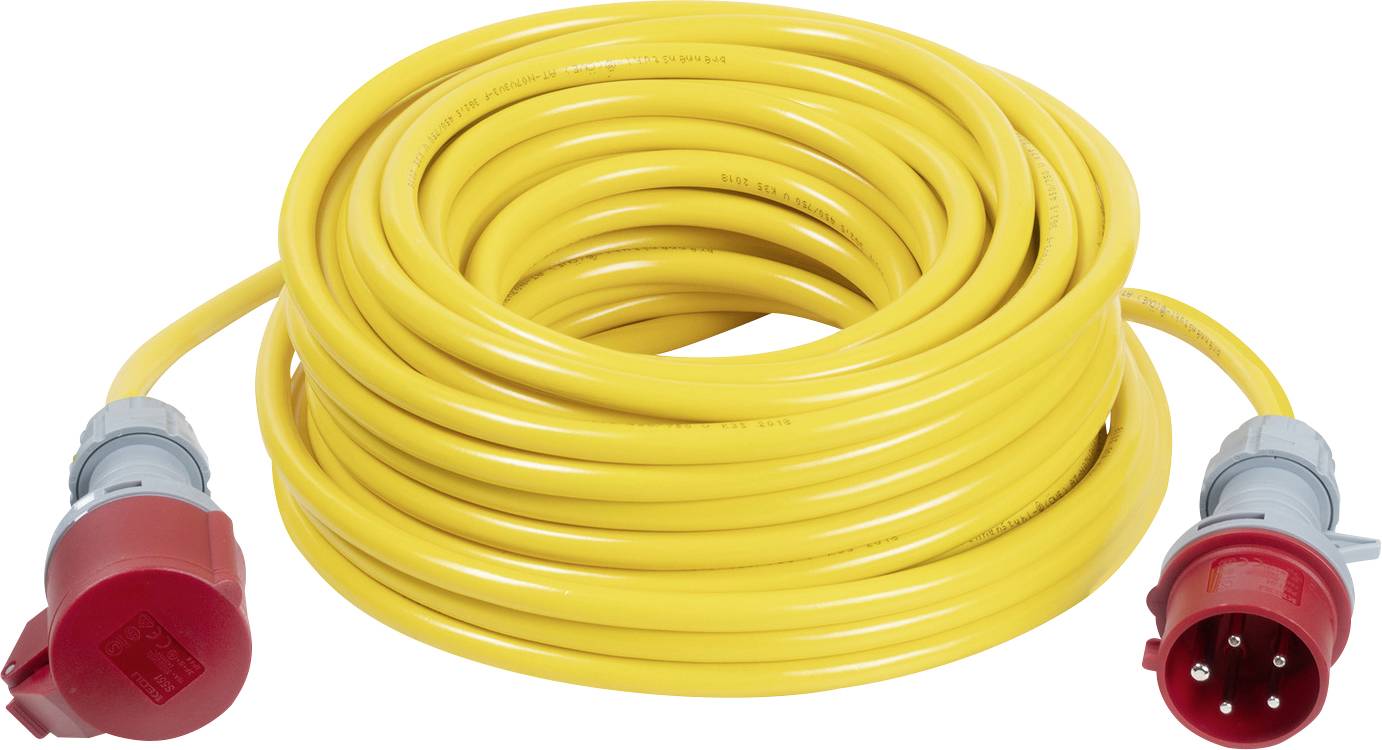 Image of Brennenstuhl 1167948 Current Cable extension 16 A Yellow 10 m AT-N07V3V3-F 5G 2,5 mm²
