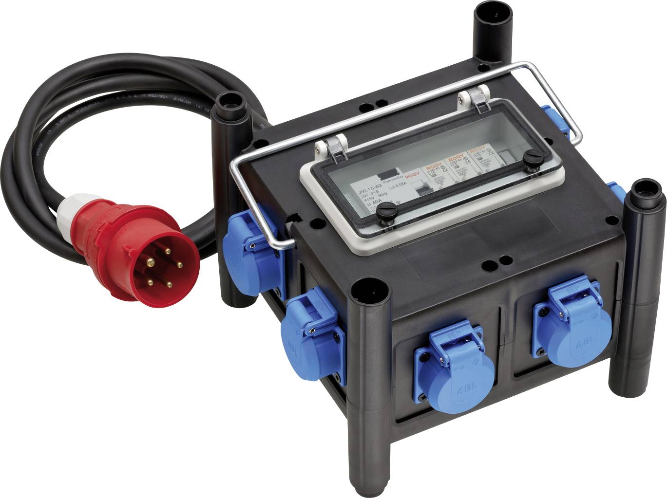 Brennenstuhl Industrial power distributor BSV 3-FI / TPE 1153698600 400 V 16 A