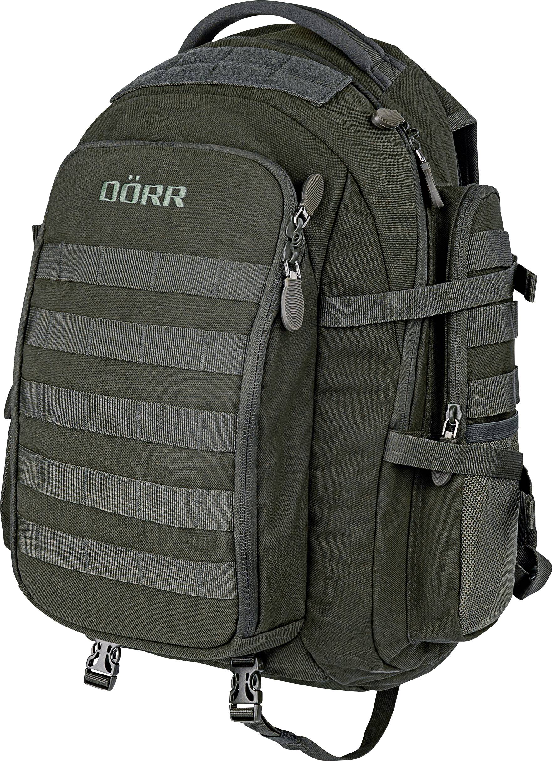 DOeRR Backpack ProTac 25 l (W x H x D) 200 x 520 x 400 mm Olive 208302-A