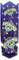 A bookmark featuring three stylised flying saucers with green faces set against a star-speckled background.
