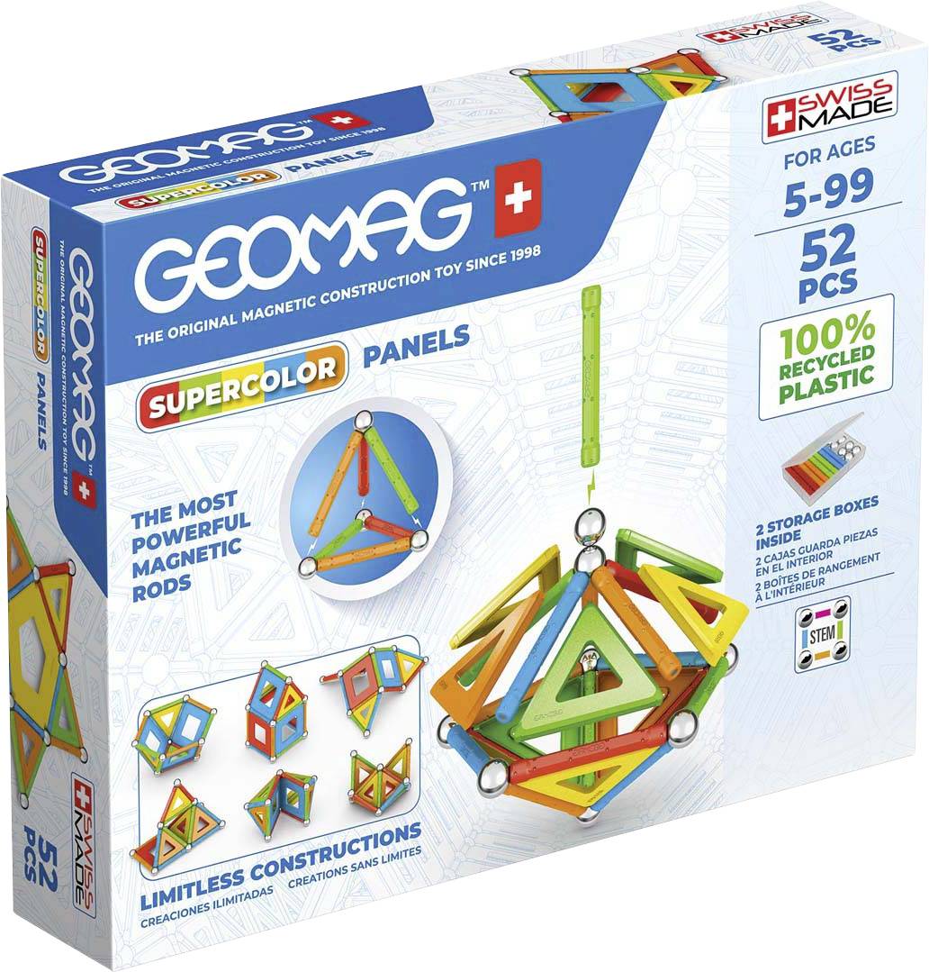 Image of Geomag Kit Constructor No. of parts: 52 Age category: 3 years and over