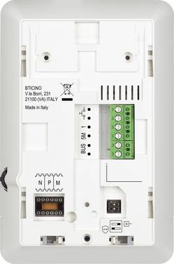 Bticino  CLASSE100 A16E    Indoor audio interface  Two-wire  Indoor panel    White