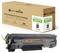 G&G Remanufactured Toner Cartridge, compatible with 35A/712, black, 1,500 pages. Image shows cartridge and packaging.