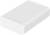 A rectangular, white plastic container with a lid, potentially for storing items.
