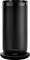 A black, cylindrical heat cup with the 'ember' lettering on the front stands on a round base.