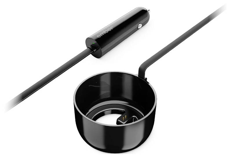 Ember Car-Charger Travel Thermos travel mug charger Black TMCC1201GL