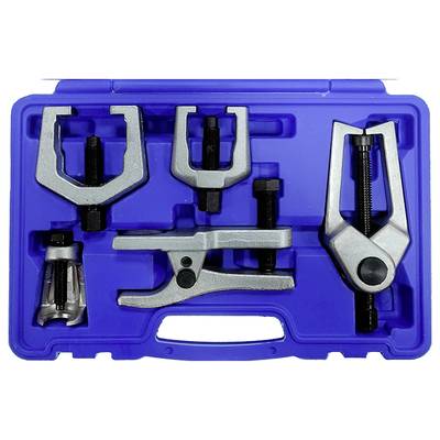 'Tool set in blue box with various extractors and clamps, suitable for vehicle repairs and assembly work.'