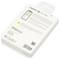 Packaging of a 'tracklive Key Finder' device. Shows product information, compatibility with Apple Find My, importer details, and certificates.