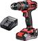Cordless drill driver in Red-Black with charger, Einhell brand. Used for drilling and screwdriving tasks, battery-powered with 18V battery.