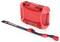 Transparent, tough protective case 'Nanuk Nano 310' with black, adjustable nylon strap; suitable for securely storing small items.