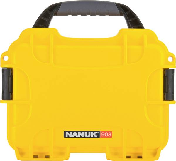 NANUK Transport case Mod. 903 (W x H x D) 188 x 79 x 124 mm Yellow 903S-000YL-0A0