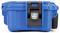 Blue, robust tool case with a black clasp, ideal for securely storing and transporting tools.