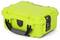 Green, robust suitcase with a black handle, perfect for protecting and transporting delicate equipment.