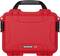 Red, robust protective case with black handle and fastenings, branded 'Nanuk 904', designed for secure storage.